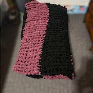 Handmade chunky knit blanket king size